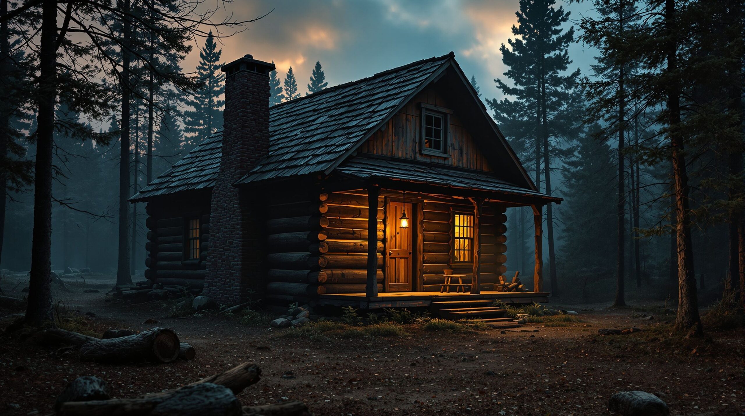 Pioneer Cabin at Dusk